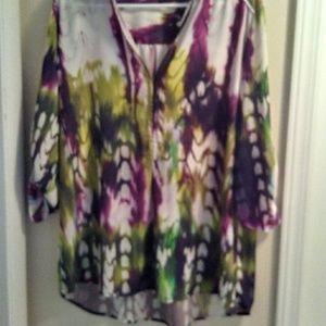 Multicolored blouse size L